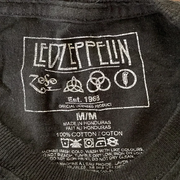 Led Zeppelin tshirt size M - Picture 3 of 3